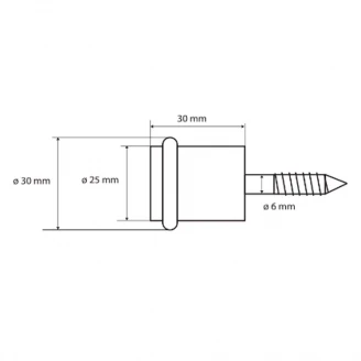 Dørstopper til Gulv Hygio Krom Mat-2