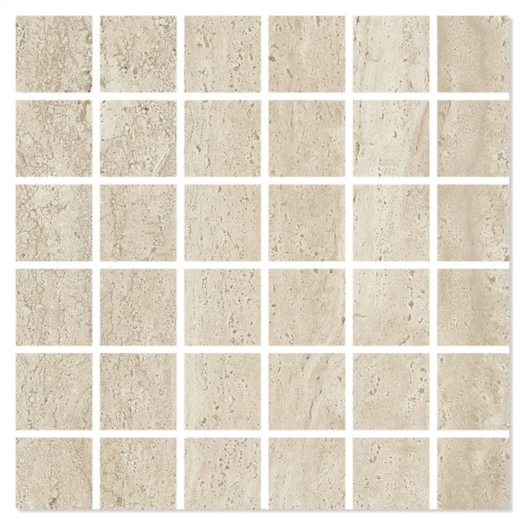 Unicomstarker Mosaik Klinker Tibur Stone Avena Mat 30x30 (5x5) cm-0