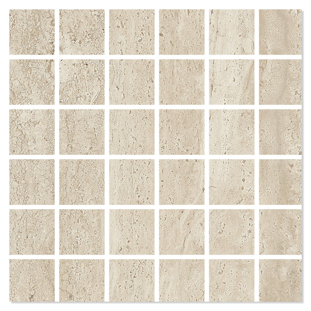 Unicomstarker Mosaik Klinker Tibur Stone Avena Mat 30x30 (5x5) cm