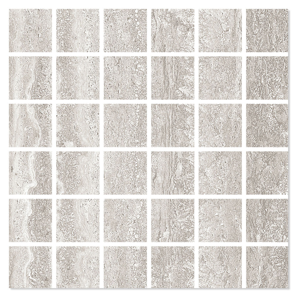 Unicomstarker Mosaik Klinker Tibur Stone Selce Mat 30x30 (5x5) cm