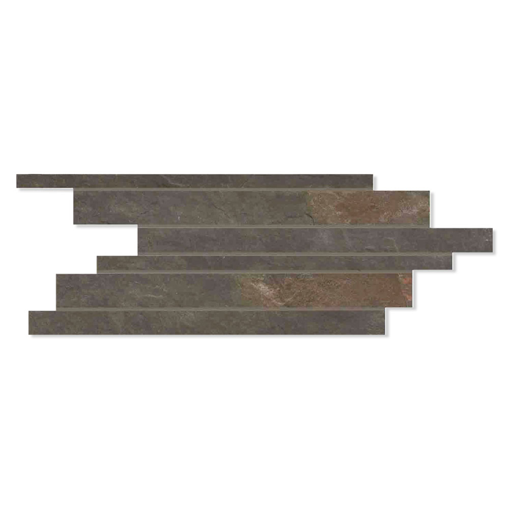 Unicomstarker Vægflise Natural Slate Multicolor Mat 21x45 cm