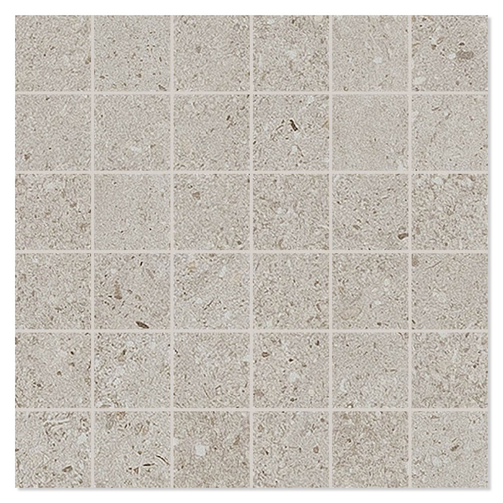 Unicomstarker Mosaik Klinker Polestar Snow Mat 30x30 (5x5) cm