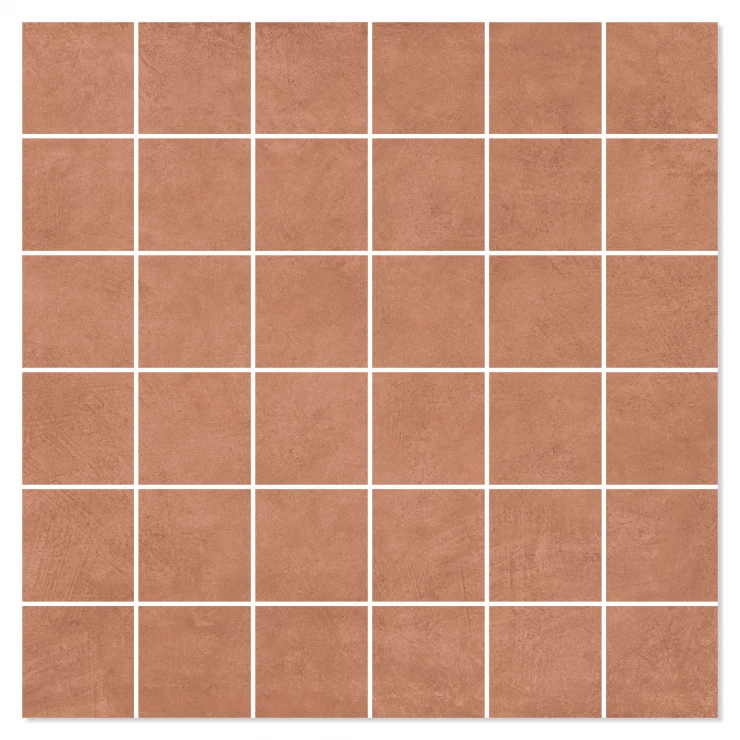 Unicomstarker Mosaik Klinker Living Terracotta Mat 30x30 (5x5) cm-0