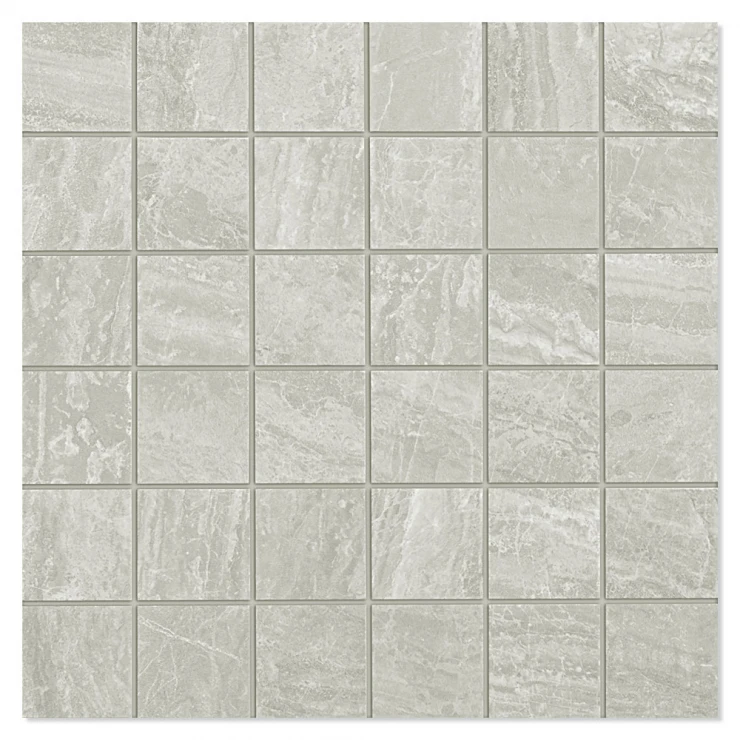 Unicomstarker Mosaik Klinker Cosmic Grey Poleret 30x30 (5x5) cm-0