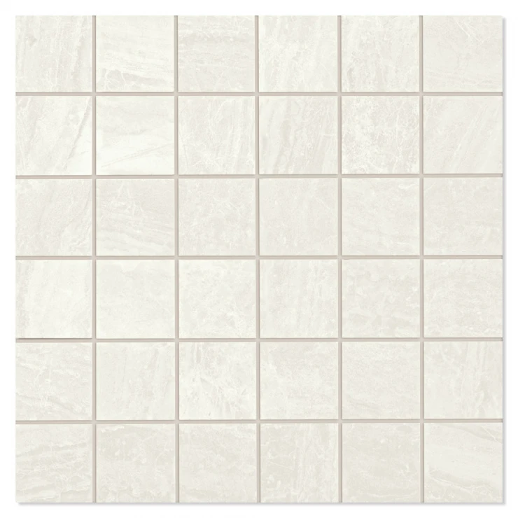 Unicomstarker Mosaik Klinker Cosmic White Poleret 30x30 (5x5) cm-0