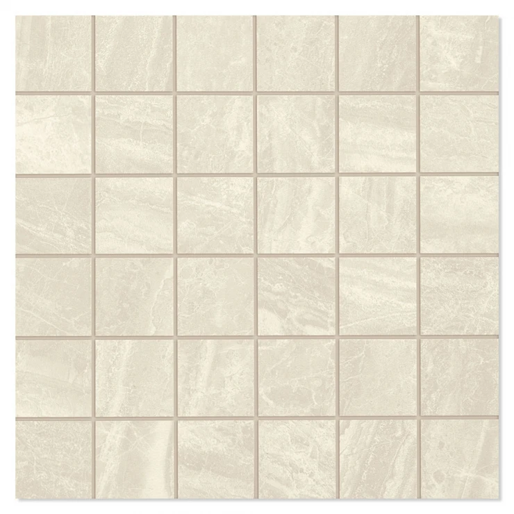 Unicomstarker Mosaik Klinker Cosmic Ivory Poleret 30x30 (5x5) cm-0