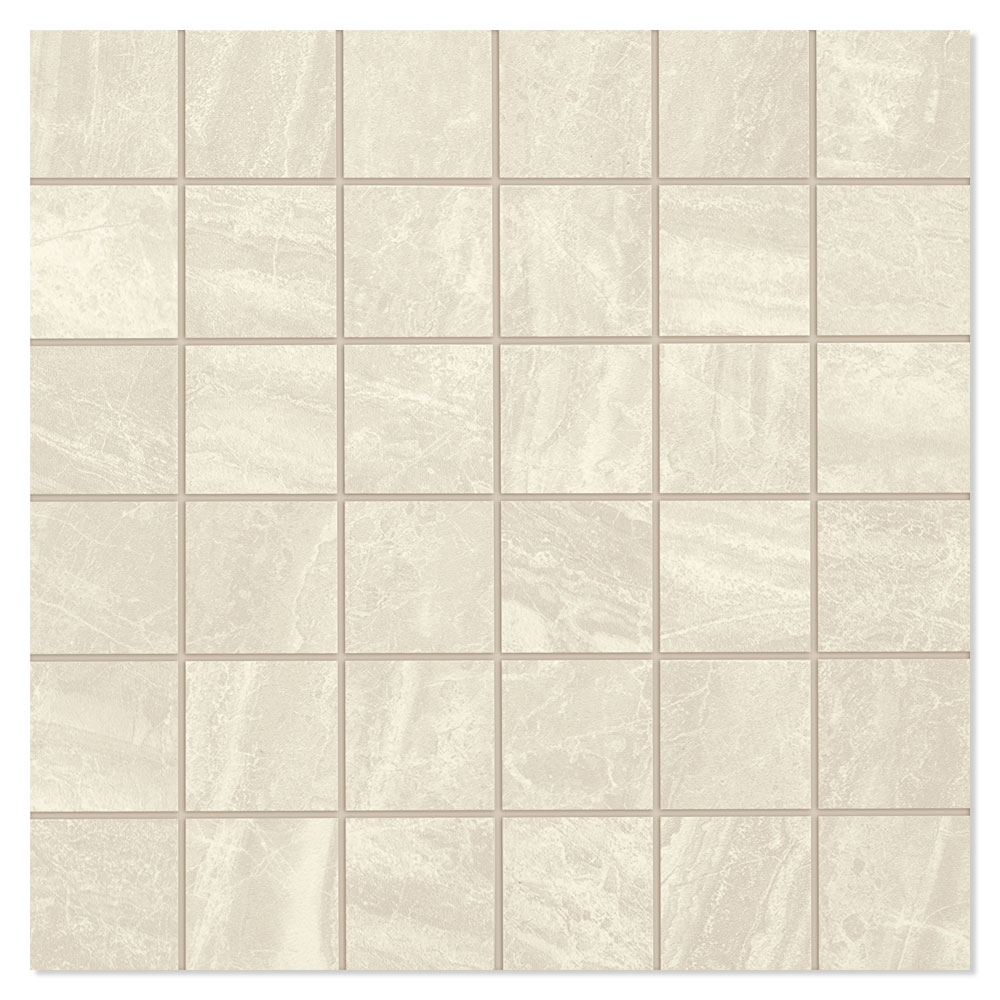 Unicomstarker Mosaik Klinker Cosmic Ivory Poleret 30x30 (5x5) cm