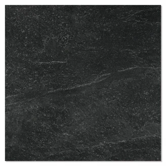 Udendørs Klinker <strong>Slate Rock</strong>  Sort Mat 60x60 cm Tykkelse 20 mm