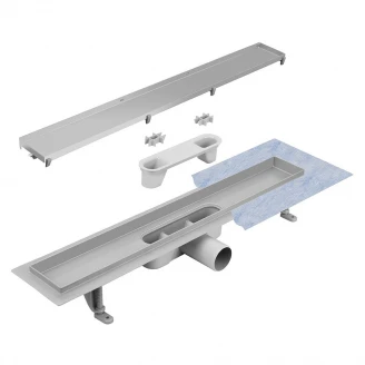 Bruseafløb Flowline Basic 60 cm Mat-2