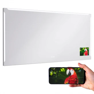 Spejl Ny Vision 160x80 cm Krom, Screen, Antifog, LED Sensor-2