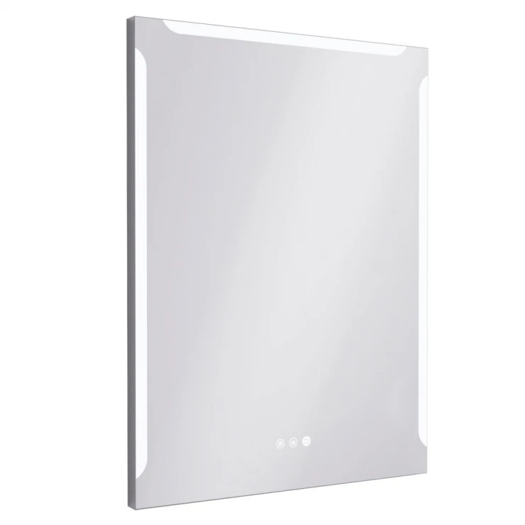 Spejl Ny Vision 60x80 cm Krom, Screen Antifog, LED Sensor-0