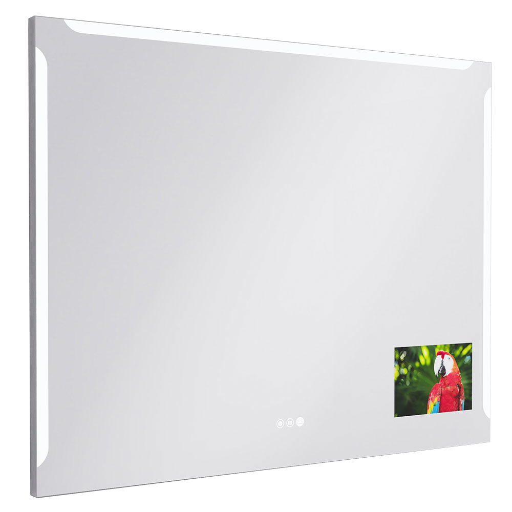 Spejl Ny Vision 100x80 cm Krom, Screen, Antifog, LED Sensor