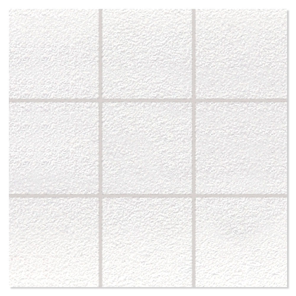 Mosaik Klinker Paintbox White-Sand-Papir Matt-Relief 30x30 (10x10) cm