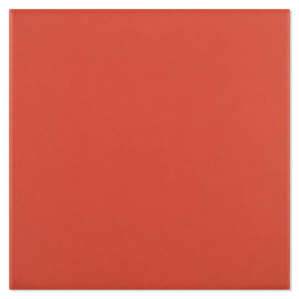 Klinker Rainbow Rød Mat 15x15 cm | Hill Ceramic®
