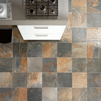Unicomstarker Klinker <strong>Natural Slate</strong>  Multicolor Mat 15x15 cm