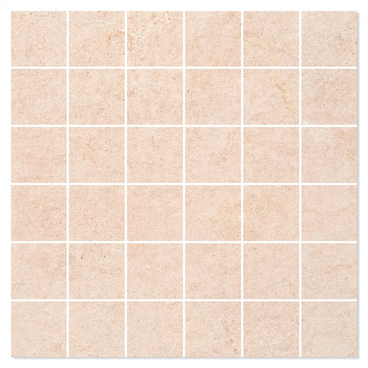 Mosaik Klinker Epoch Lys Beige Mat 30x30 (5x5) cm-0