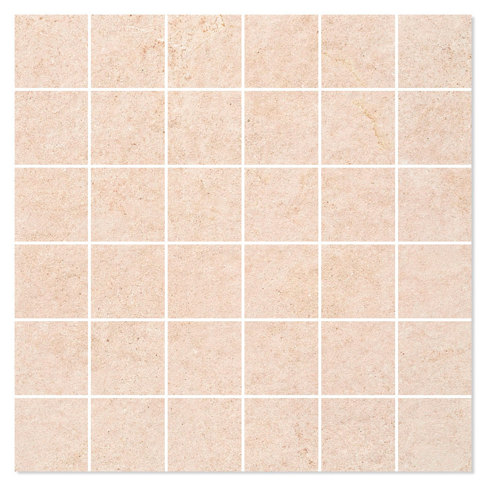 Mosaik Klinker Epoch Lys Beige Mat 30x30 (5x5) cm