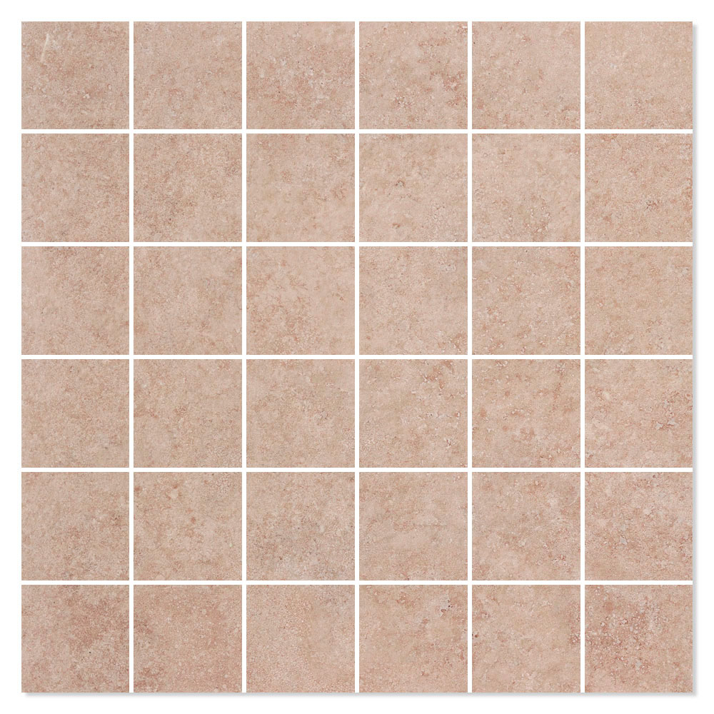 Mosaik Klinker Gotlandssten Brun Mat 30x30 (5x5) cm