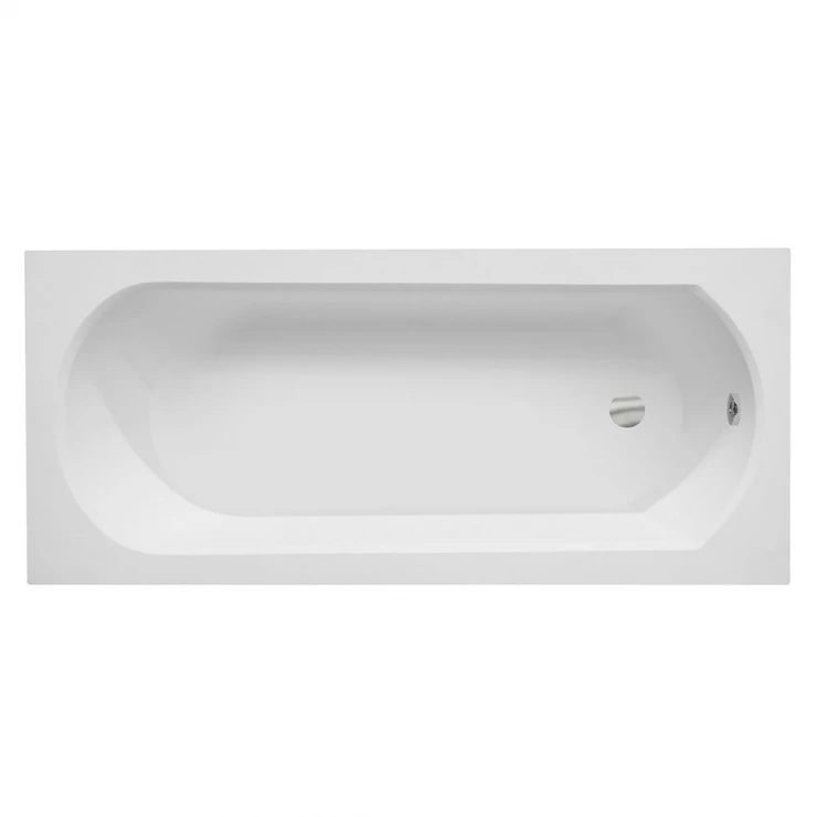 Badekar Melbourne Hvid Glat 150 cm (Uden Panel & Afløb)-1