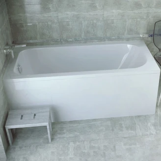 Badekar Norrfors Hvid Glat 140 cm (Uden Panel & Afløb)