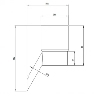 Tandbørsteholder Silia Grå Titanium Mat-2