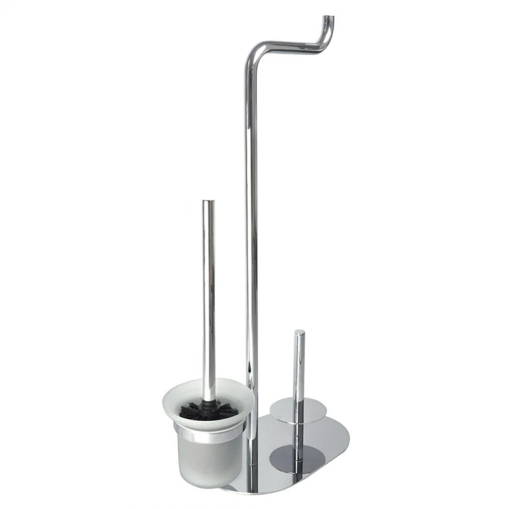 Toiletpapirholder 3-funktion Silia Krom Glat-0