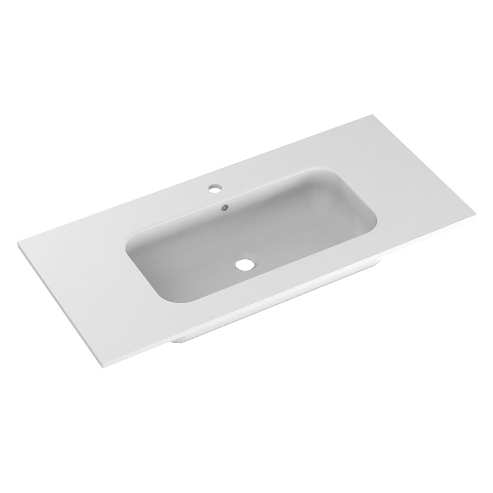 Håndvask Velluto Hvid Mat 100 cm