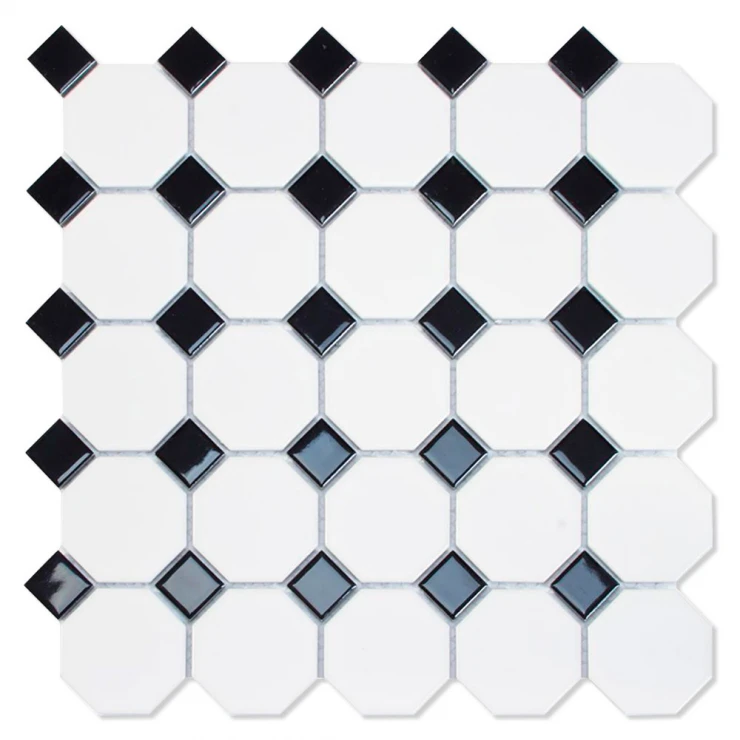 Dune Klinker Mosaics Oxford Black Mat 30x30 cm-1