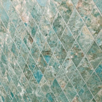 Dune Mosaik Klinker Amazonite Diamanter Poleret 23x25 cm