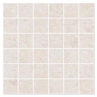 Mosaik Klinker Pienza Elfenben Mat 30x30 (5x5) cm-2