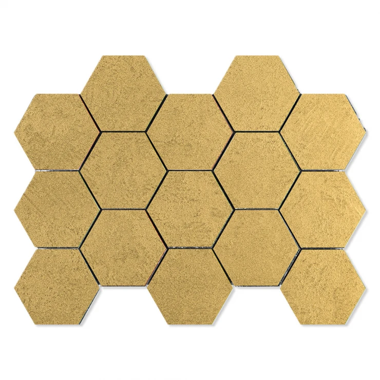 Heksagon Klinker Elite Concrete Guld Mat 23x33 cm-0