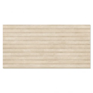 Klinker Adorn Beige Relief Mat 60x120 cm-2