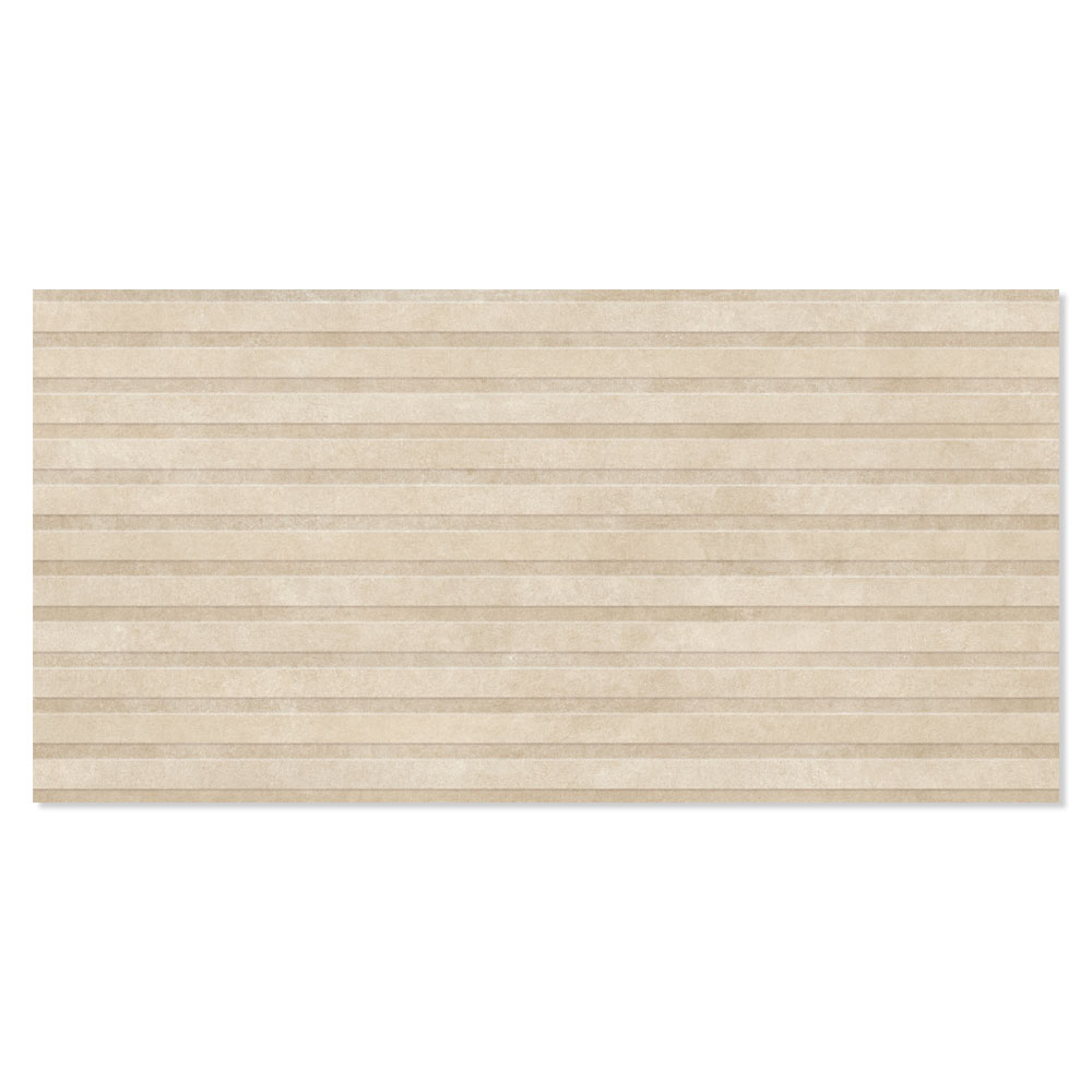 Klinker Adorn Beige Relief Mat 60x120 cm