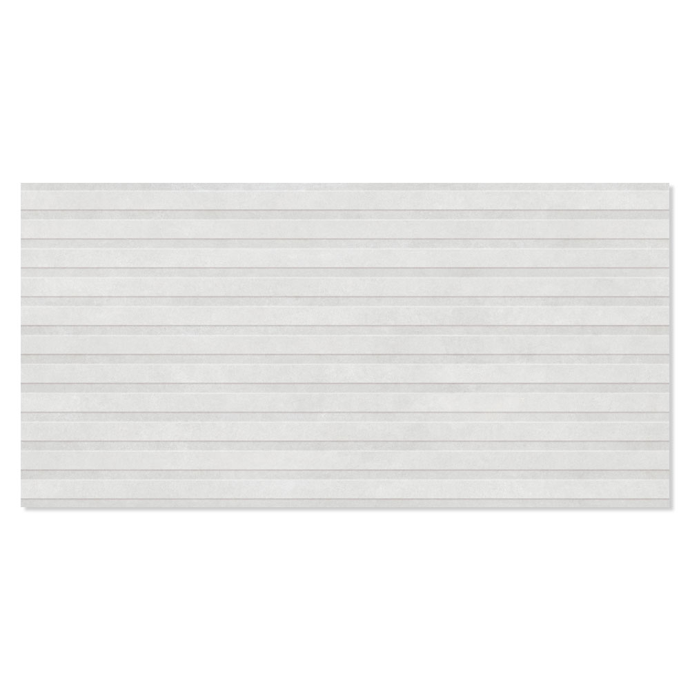 Klinker Adorn Hvidt Relief Mat 60x120 cm