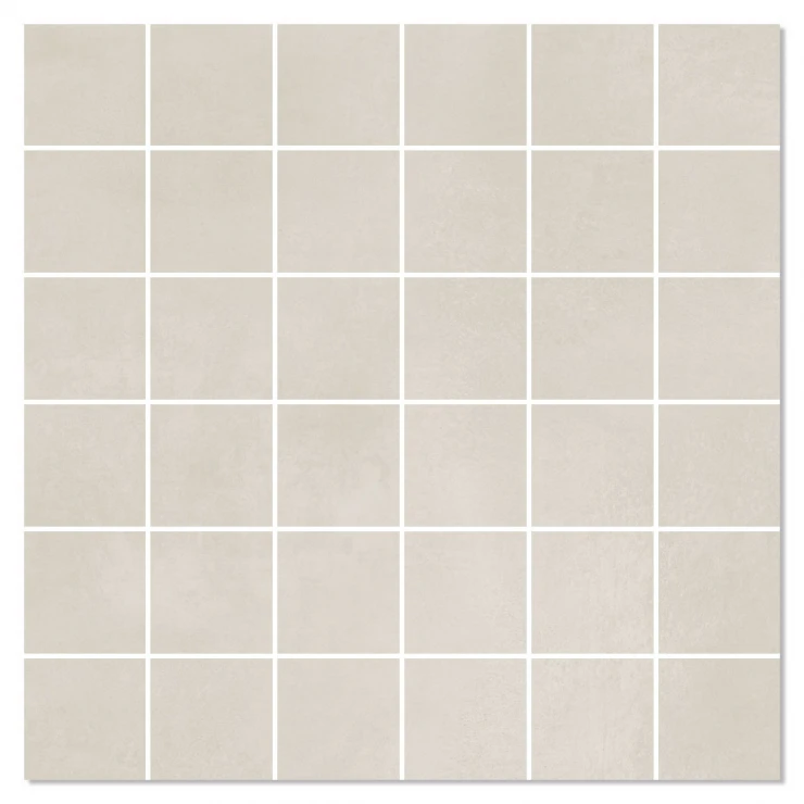 Mosaik Klinker Montana Beige Mat 30x30 (5x5) cm-0