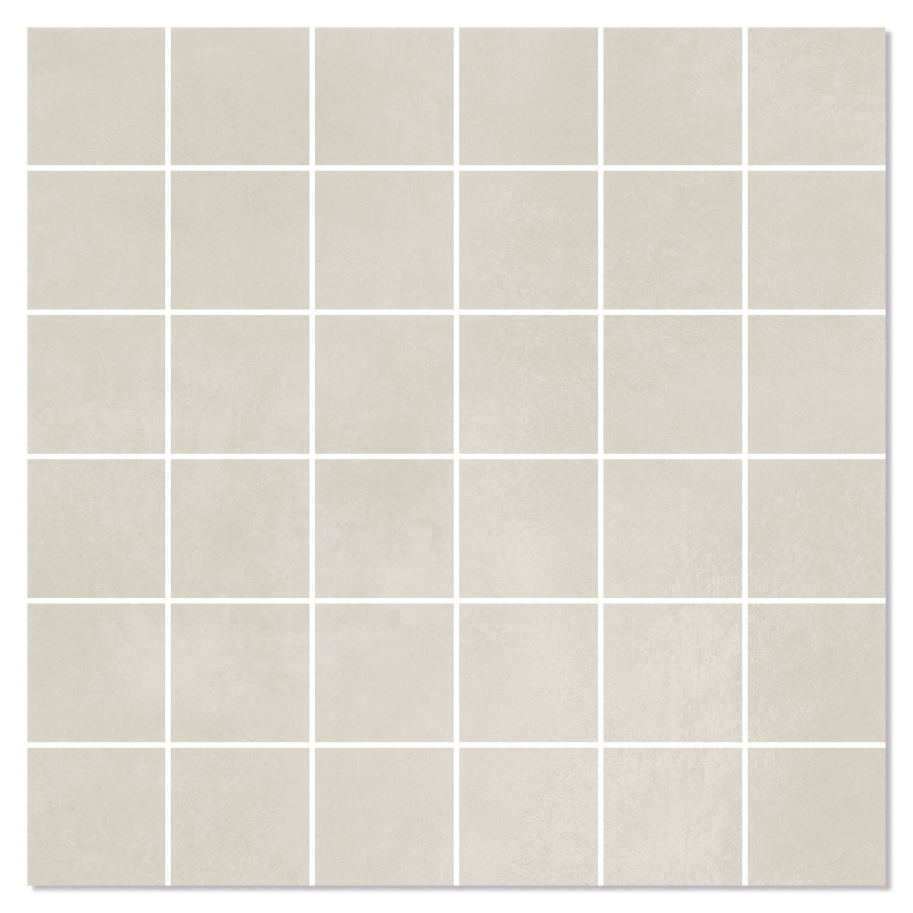 Mosaik Klinker Montana Beige Mat 30x30 (5x5) cm