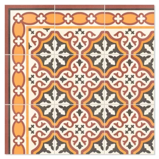 Mainzu Klinker Victorian Esquina Gotisk Mat 20x20 cm-2