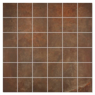 Mosaik Klinker <strong>Steelwave</strong>  Bronze Mat 30x30 (5x5) cm