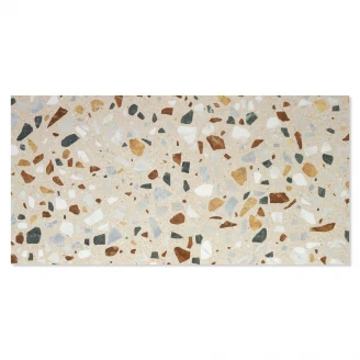 Klinker Guss-Terrazzo Beige Mat 60x120 cm