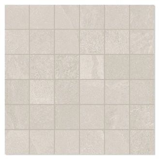 Unicomstarker Mosaik Klinker <strong>Brazilian Slate</strong>  Storm Beige Mat 30x30 (5x5) cm