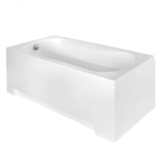 Badekar Mexico Hvid Glat 130 cm (Uden Panel & Afløb)-2