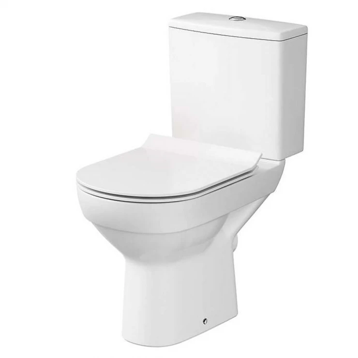 Toilet Enkla Hvid Blank-0