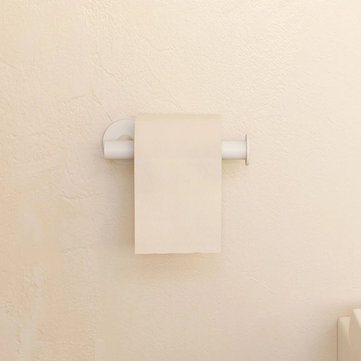 Toiletpapirholder uden Låg Issano Hvid Mat-1