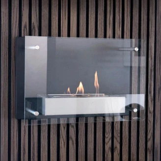 ScandiFlames Bioethanol Pejs Nevada Sort Mat