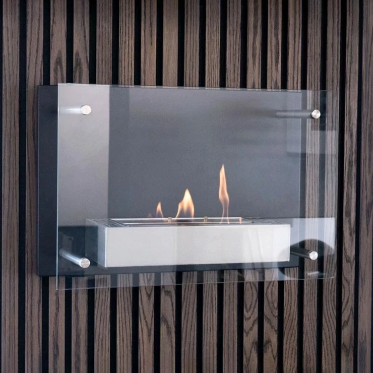 ScandiFlames Bioethanol Pejs Nevada Sort Mat-0