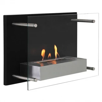 ScandiFlames Bioethanol Pejs Nevada Sort Mat-2