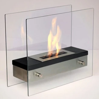 ScandiFlames Bioetanol Bordsskiva Bioethanol Pejs Merton Sort Mat-2