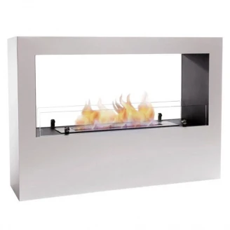 ScandiFlames Bioethanol Pejs Lansing Hvid Mat-2