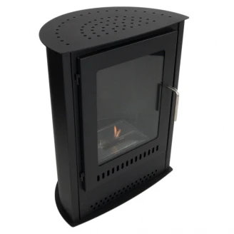 ScandiFlames Liten Bioethanol Pejs Carson Sort Mat-2