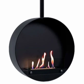 ScandiFlames Bioethanol Pejs Ottawa Sort Mat 50 cm-2